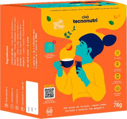 caixa de chá tecnonutri