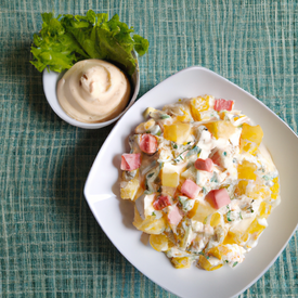 Salada de maionese com batata