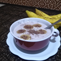 foto da receita Banana com iogurte e ameixa