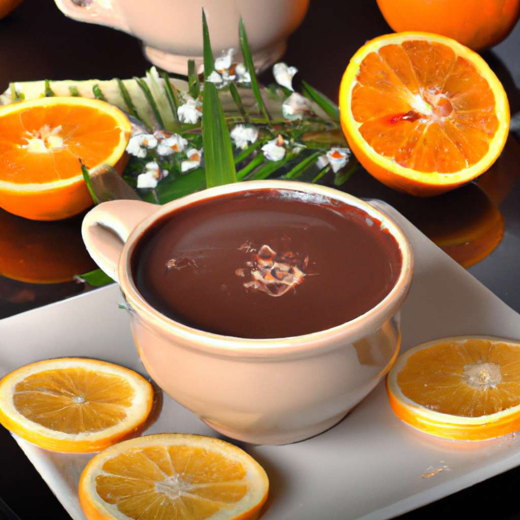 foto da receita Chocolate quente com laranja