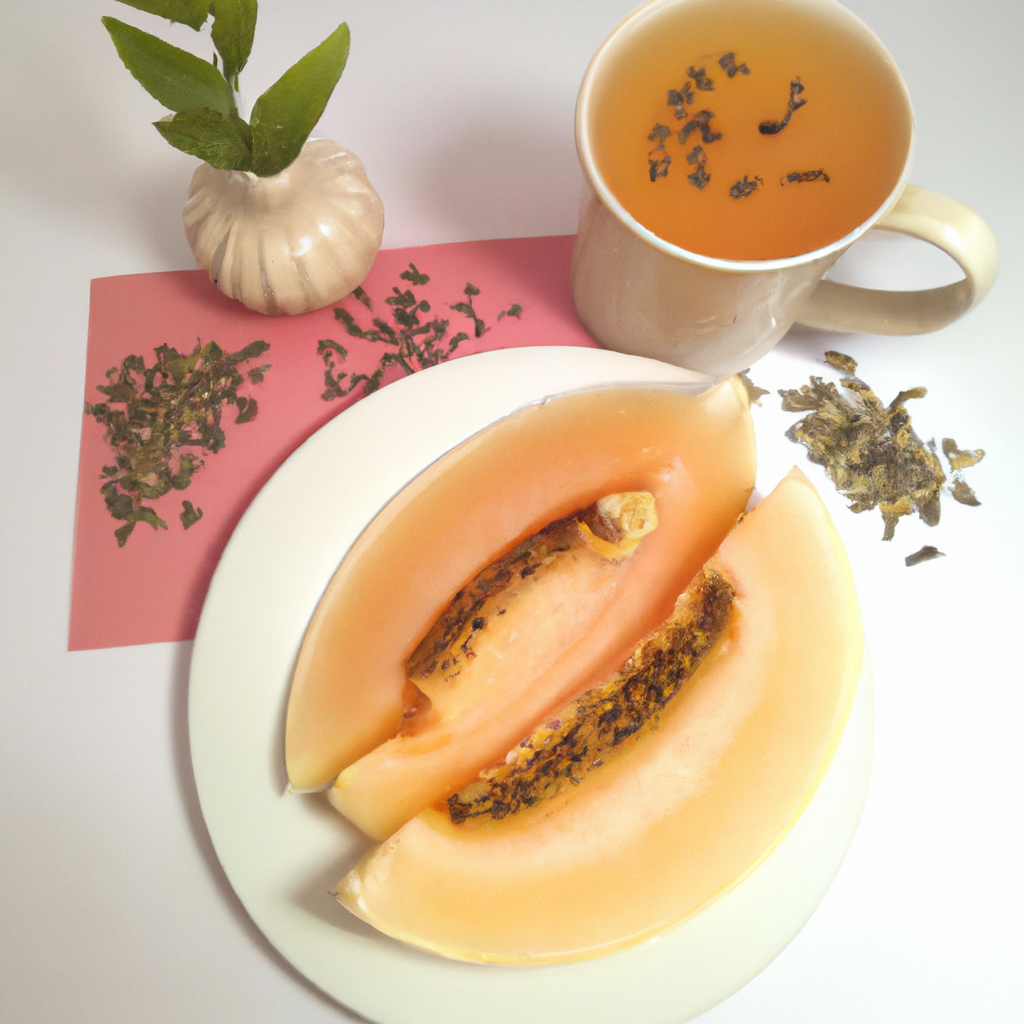foto da receita Suchá de melão e chá branco