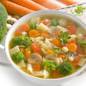 sopa de legumes com massa