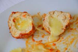 foto da receita Almôndega de frango com queijo