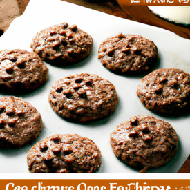 Cookies diet de aveia e chocolate