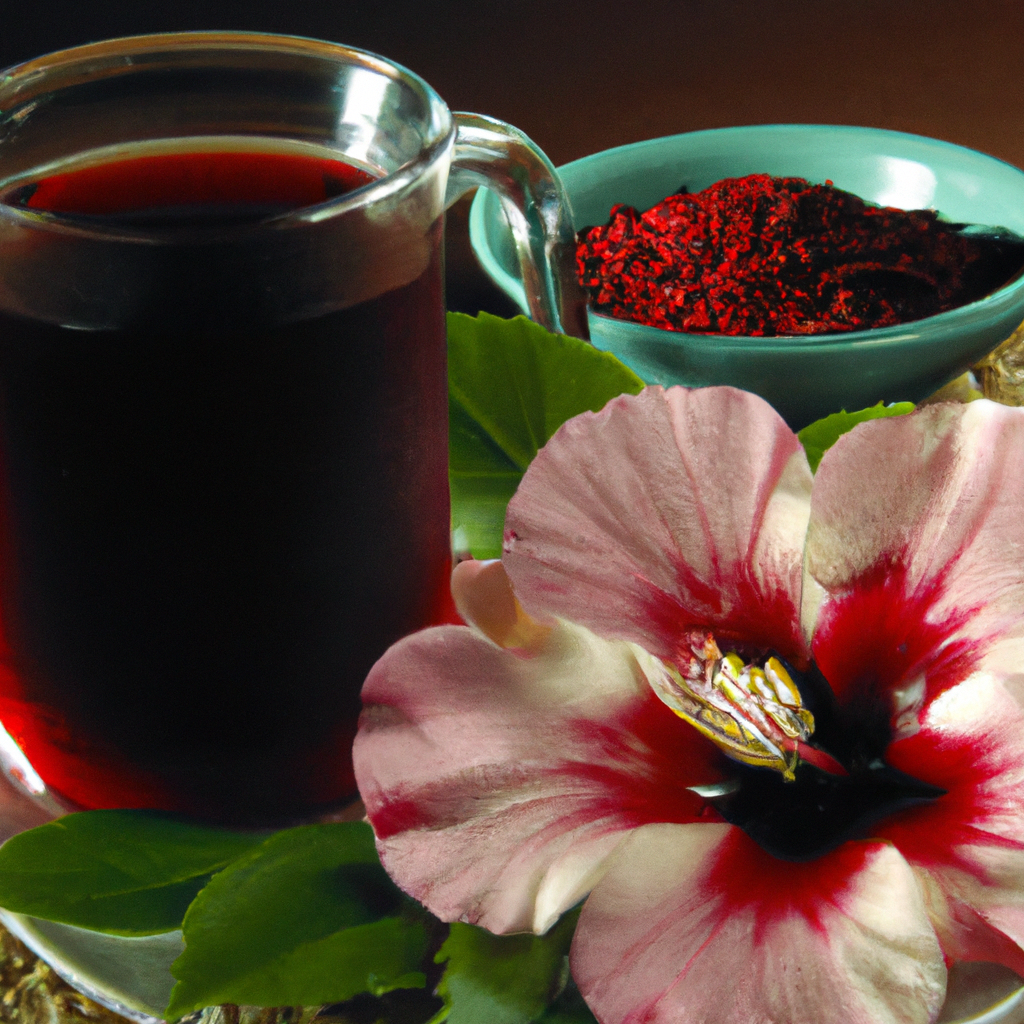 foto da receita Chá de hibisco infusão