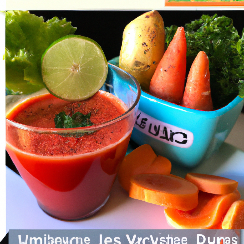 foto da receita Suco vitaminado (laranja,   limão,   cenoura,   tomate,   mamão)